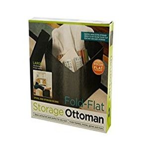 FOLD FLAT STORAGE OTTOMAN
